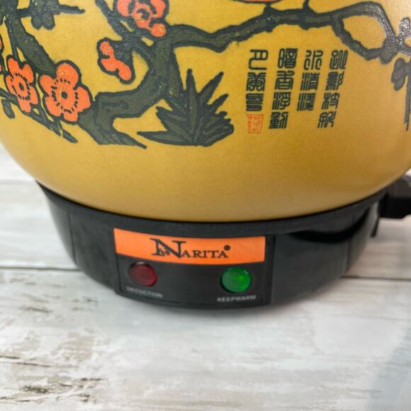 Narita Herbal Ceramic Medication Slow Cooker Nep-480 4L, 3.2 Qt, Golden Yellow - Picture 6 of 10